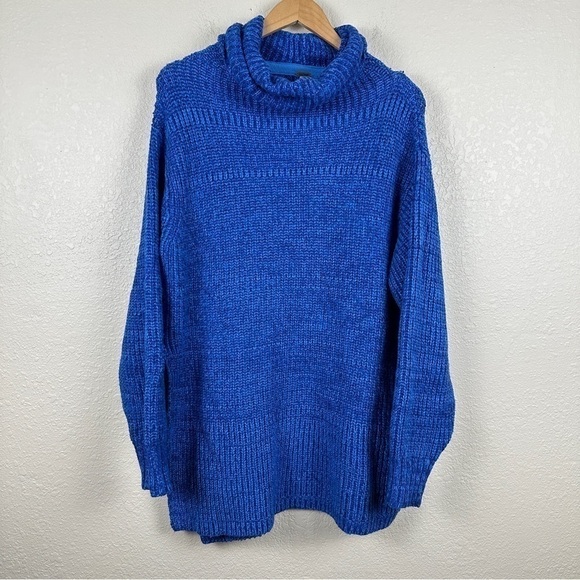 Free People Tops - Free People Eleven Knit Cowl Turtleneck Oversized Long Sleeve Top Size S